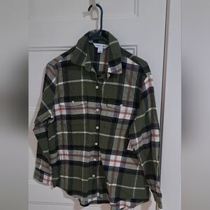 NWT Olive Green Flannel